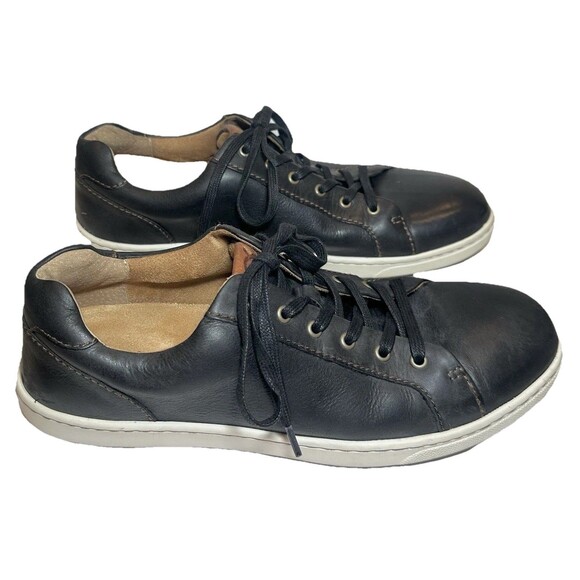Born Leather Sneakers Men 9.5 Black Casual Comfort Lace Up Shoes main image 6